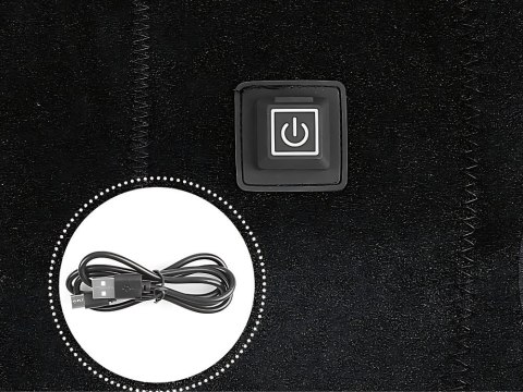 Opaska na bark ramię z podgrzewaniem ogrzewaniem 3 tryby grzania usb