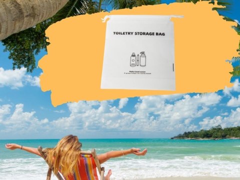 Kosmetyczka torba podróżna na przybory toaletowe organizer do samolotu