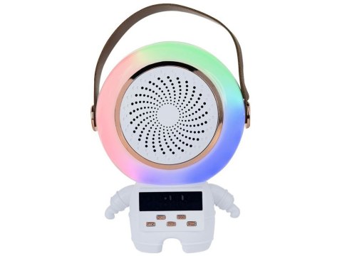 Bezprzewodowy przenośny zestaw do karaoke głośnik bluetooth + 2x mikrofon