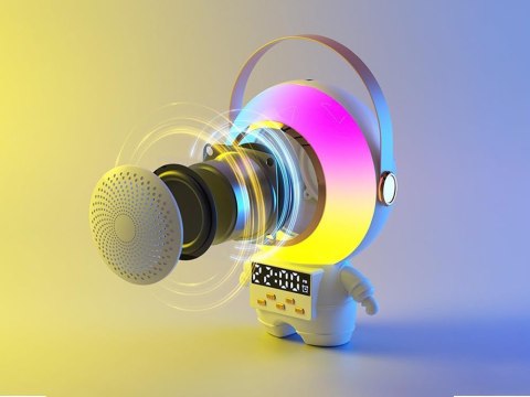 Bezprzewodowy przenośny zestaw do karaoke głośnik bluetooth + 2x mikrofon