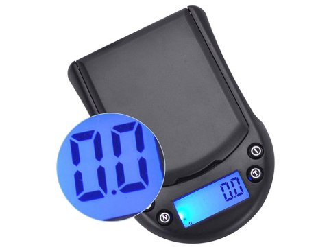 Waga kieszonkowa jubilerska 500g/0,1g precyzyjna gramowa elektroniczna