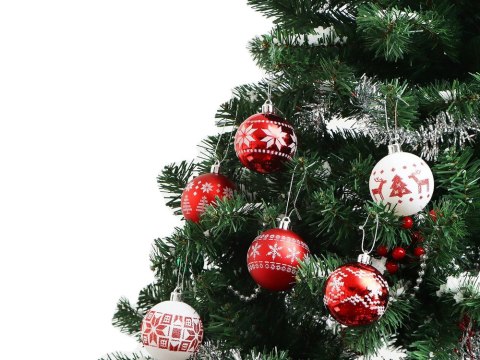 Bombki choinkowe na choinkę 5cm zestaw 30 sztuk zestaw nietłukące ozdoby