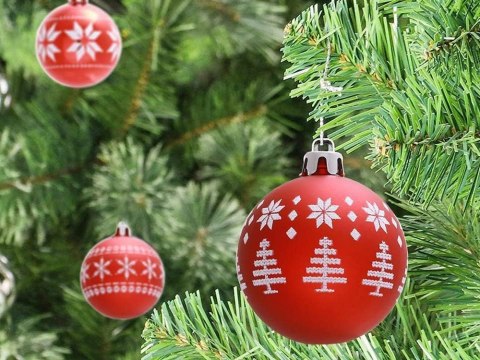 Bombki choinkowe na choinkę 5cm zestaw 30 sztuk zestaw nietłukące ozdoby