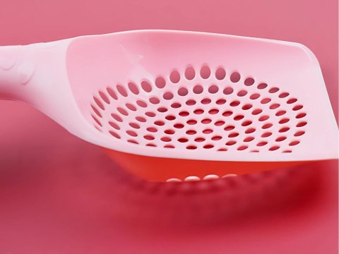 Łopatka do kuwety kota duża szpatułka do żwirku plastikowa wytrzymała