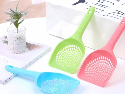 Łopatka do kuwety kota duża szpatułka do żwirku plastikowa wytrzymała