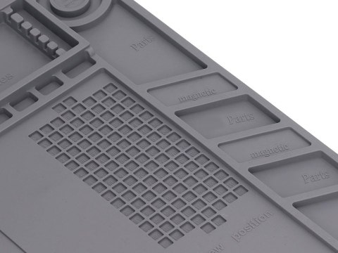 Mata silikonowa serwisowa lutowania organizer duża podkładka 30x45 magnes