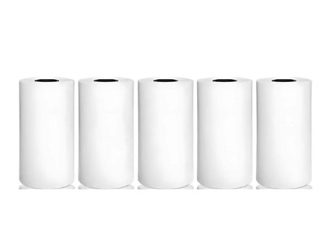 5szt papier termiczny wkład do mini drukarki termicznej drukuś 55mm 5 rolek