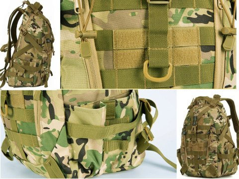 Plecak taktyczny wojskowy militarny survival turystyczny trekkingowy 30l