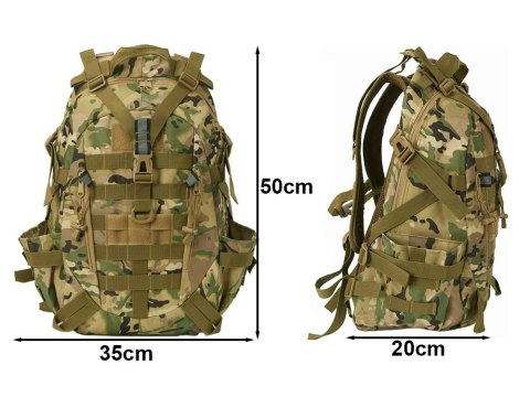 Plecak taktyczny wojskowy militarny survival turystyczny trekkingowy 30l