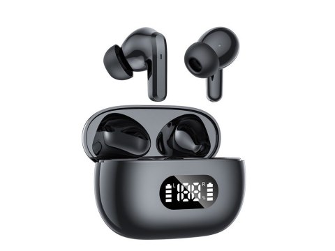 Słuchawki douszne bluetooth bezprzewodowe z etui ładującym led i mikrofonem