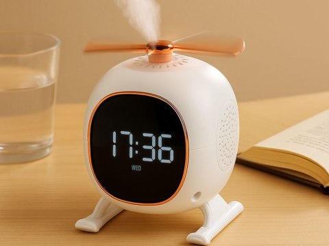 Głośnik bluetooth z aromaterapią budzik lampka nocna zapachowa led timer