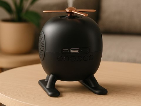 Głośnik bluetooth z aromaterapią budzik lampka nocna zapachowa led timer