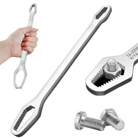 Klucz płaski uniwersalny dwustronny 8-13mm 14-22mm do śrub nakrętek