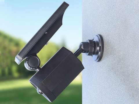 Lampa solarna 8 led wbijana ogrodowa czujnik zmierzchu ruchu do ogrodu
