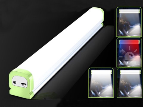 Lampa warsztatowa led z magnesem hakiem uniwersalna akumulator powerbank