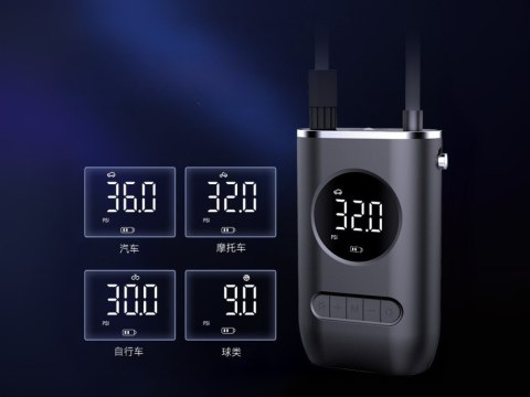 Pompka akumulatorowa do roweru samochodu kompresor elektryczny 10 bar lcd