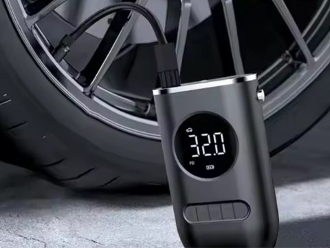 Pompka akumulatorowa do roweru samochodu kompresor elektryczny 10 bar lcd