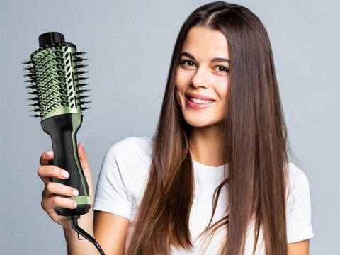 Suszarka lokówka prostownica szczotka do stylizacji włosów duża mocna 4 w 1