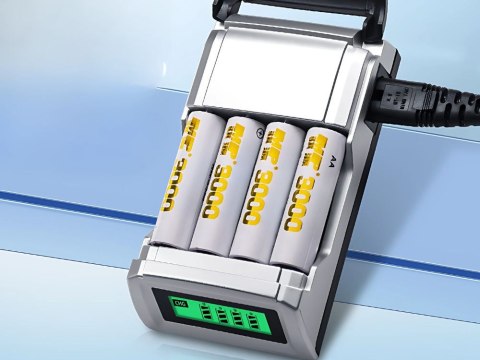 Szybka ładowarka do akumulatorków baterii paluszków aa i aaa automatyczna