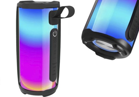 Głośnik bezprzewodowy bluetooth boombox przenośny usb radio fm aux