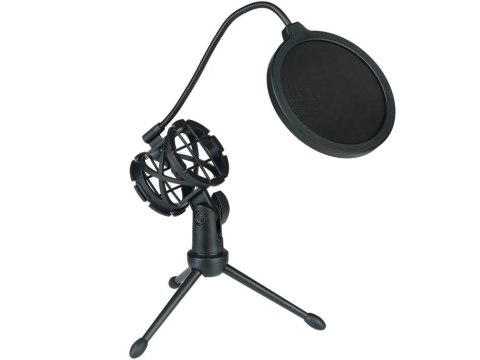 Mikrofon studyjny usb rgb statyw do komputera stream gaming kardioidalny