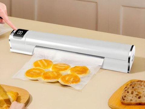 Zgrzewarka pakowarka próżniowa do żywności jedzenia + zestaw worków 10szt