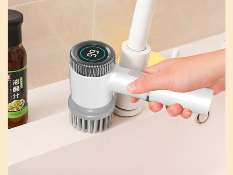 Elektryczna szczotka obrotowa do czyszczenia kuchni bezprzewodowa 5w1