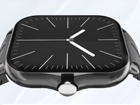 Smartwatch zegarek damski męski gumowy pasek sport bluetooth rozmowy czarny
