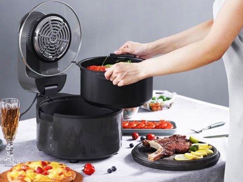 Frytkownica beztłuszczowa frytownica air fryer duża do pieczenia 1200w 5l