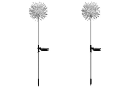 LAMPA SOLARNA OGRODOWA LED DMUCHAWIEC FAJERWERK NA SZPIKULCU DO OGRODU 2szt