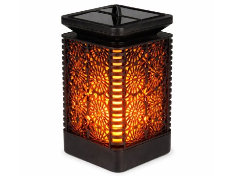 Lampion solarny ozdobny led latarnia słoneczna wisząca ogrodowa czujnik