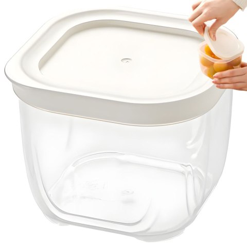 Pojemnik na żywność z pokrywką hermetyczny organizer do kuchni 500ml 0,5l