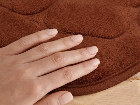 DYWANIK ŁAZIENKOWY MIĘKKI CHŁONNY ANTYPOŚLIZGOWY DUŻY 80X50 POD PRYSZNIC