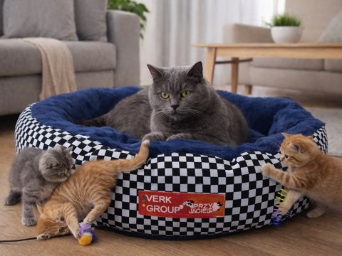 Legowisko posłanie dla psa kota miękkie puszyste wygodne mały średni pies