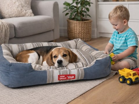 Legowisko posłanie kanapa dla psa miękkie puszyste wygodne średni pies