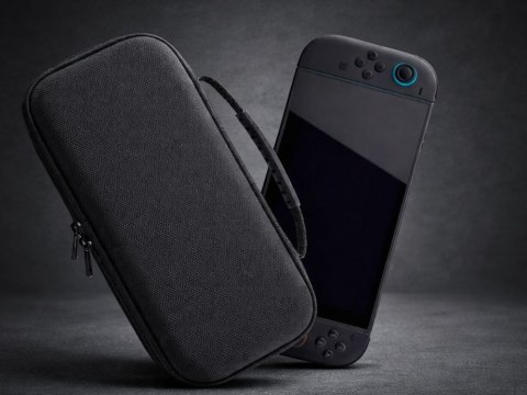 Etui na nintendo switch 2 konsolę futerał ochronny torba z uchwytem czarne