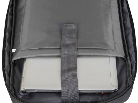 Plecak biznesowy antykradzieżowy usztywniany na laptop zamek duży szyfrowy