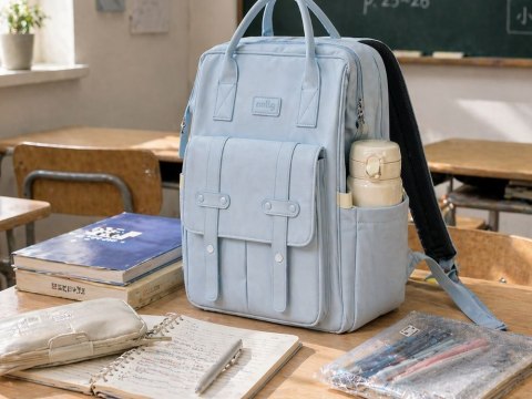 Plecak miejski damski szkolny pojemny dużo kieszonek podróżny do pracy a4