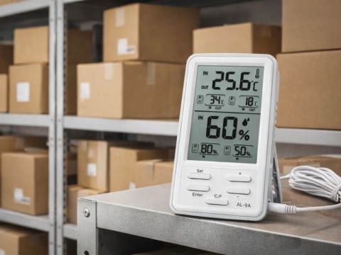 Stacja pogodowa pogody lcd termometr sonda higrometr magnes bezprzewodowa