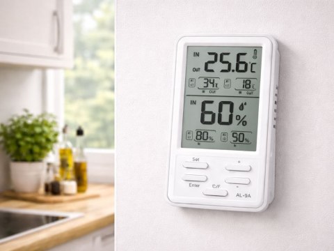 Stacja pogodowa pogody lcd termometr sonda higrometr magnes bezprzewodowa