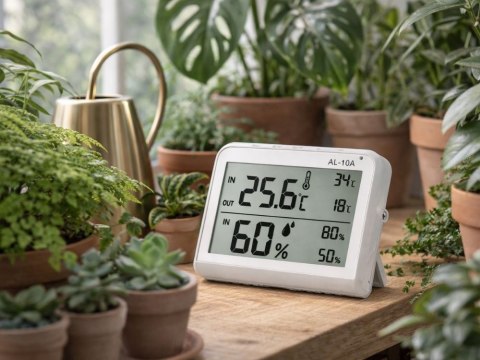 Stacja pogodowa pogody lcd termometr sonda higrometr magnes pokojowy zew