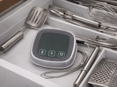 Termometr do mięsa mięs z sondą kuchenny dotykowy cyfrowy do smażenia lcd