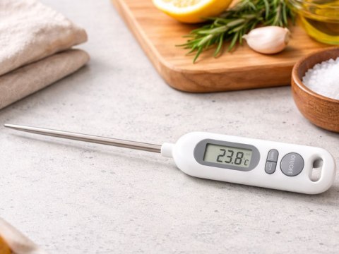 Termometr kuchenny cyfrowy sonda mięsa pieczenia szpikulec lcd wodoodporny