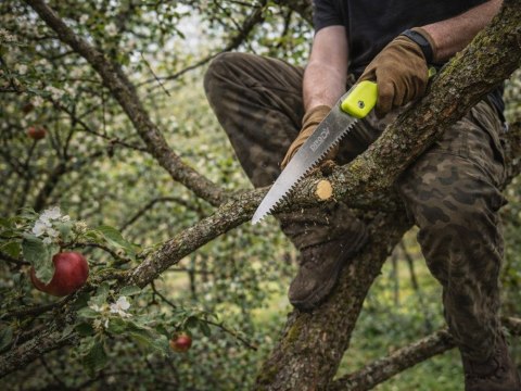 Piła piłka ręczna składana 35mm do cięcia gałęzi drewna ostrze 18cm DIVODV