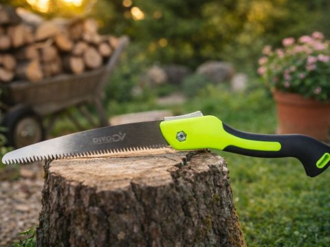 Piła piłka ręczna składana 35mm do cięcia gałęzi drewna ostrze 18cm DIVODV