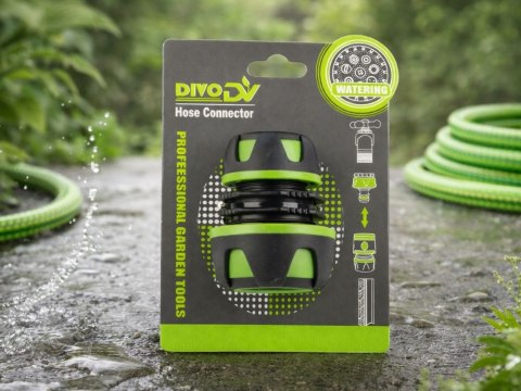 Reparator złącze skręcane 1/2 3/4 do węża ogrodowego przelot szczelny