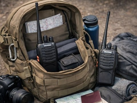 Zestaw 2x krótkofalówka baofeng bf-888s duży zasięg do 8km 1500mah