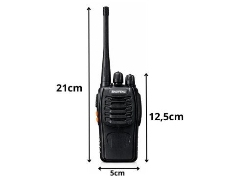Zestaw 2x krótkofalówka baofeng bf-888s duży zasięg do 8km 1500mah