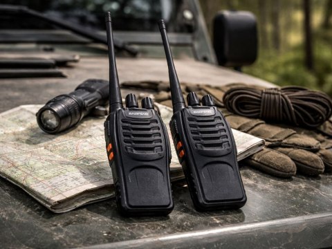 Zestaw 2x krótkofalówka baofeng bf-888s duży zasięg do 8km 1500mah