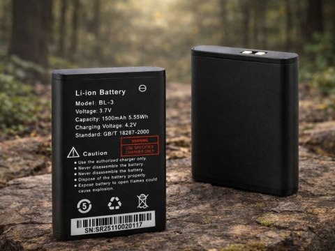 Zestaw 2x krótkofalówka baofeng bf-t6 duży zasięg do 2 km latarka1500mah